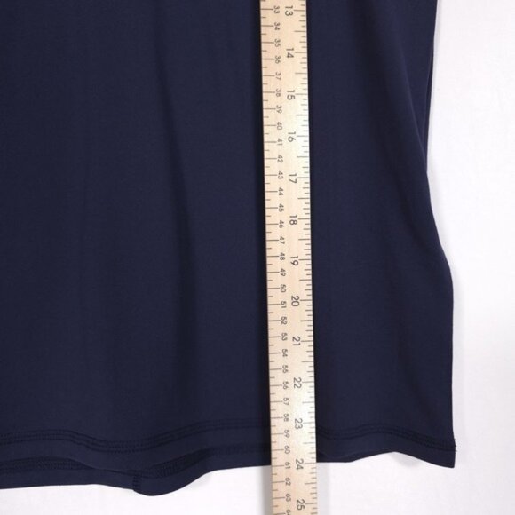 NWT RALPH LAUREN RLX Women's Golf T-Shirt MEDIUM Wicking Navy Stretch Performanc - Picture 5 of 8